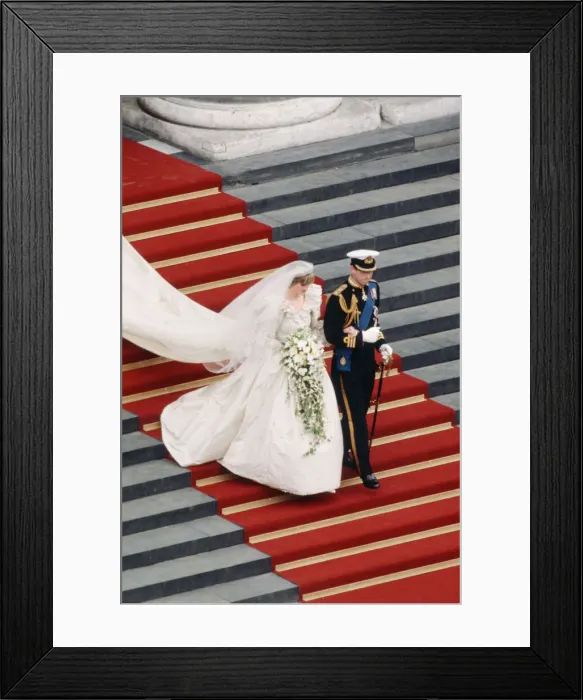 Framed Print : The wedding of HRH Prince Charles, The Prince of Wales, to Lady Diana Spencer Framed Print : The wedding of HRH Prince Charles, The Prince of Wales, to Lady Diana Spencer