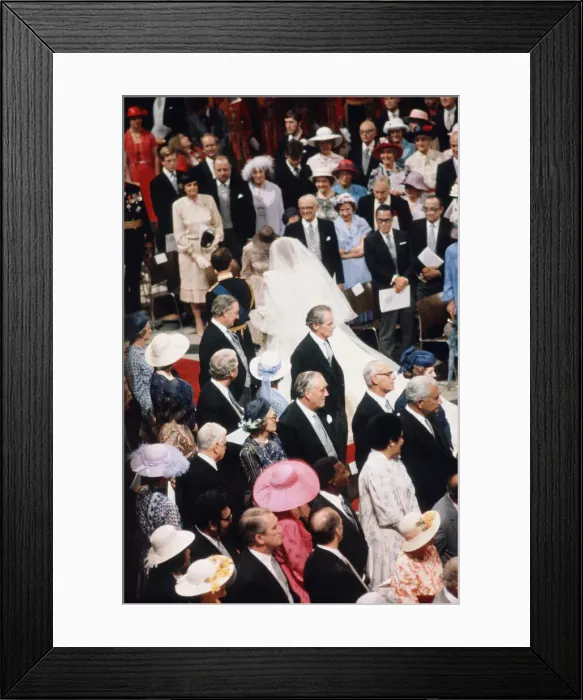 Framed Print : The wedding of HRH Prince Charles, The Prince of Wales, to Lady Diana Spencer Framed Print : The wedding of HRH Prince Charles, The Prince of Wales, to Lady Diana Spencer