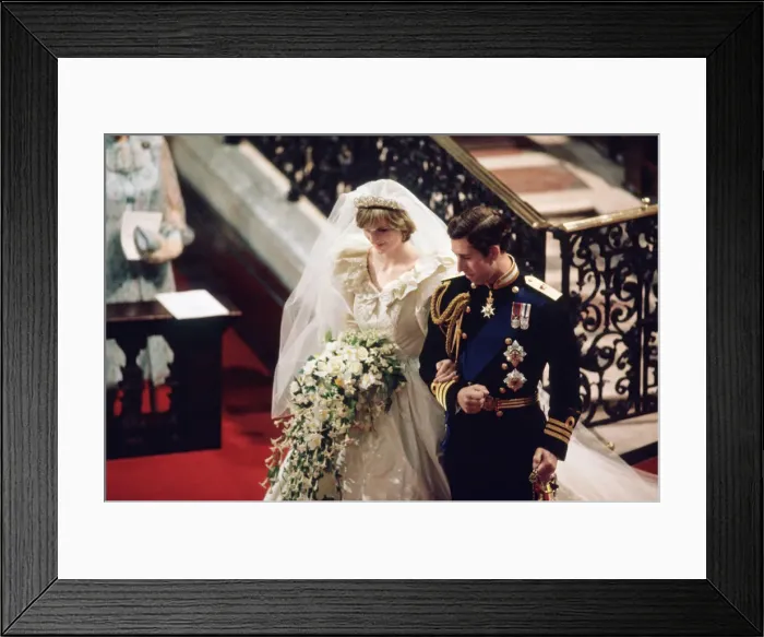 Framed Print : The wedding of HRH Prince Charles, The Prince of Wales, to Lady Diana Spencer Framed Print : The wedding of HRH Prince Charles, The Prince of Wales, to Lady Diana Spencer