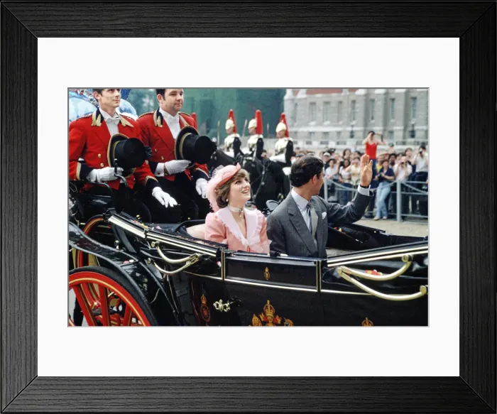 Framed Print : The wedding of HRH Prince Charles, The Prince of Wales, to Lady Diana Spencer Framed Print : The wedding of HRH Prince Charles, The Prince of Wales, to Lady Diana Spencer