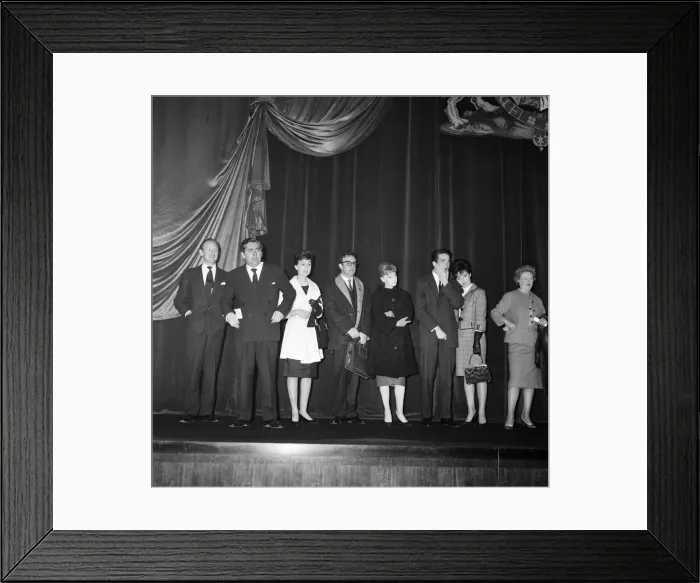 Framed Print : The rehearsal took place this morning for the Royal film performance that will take place