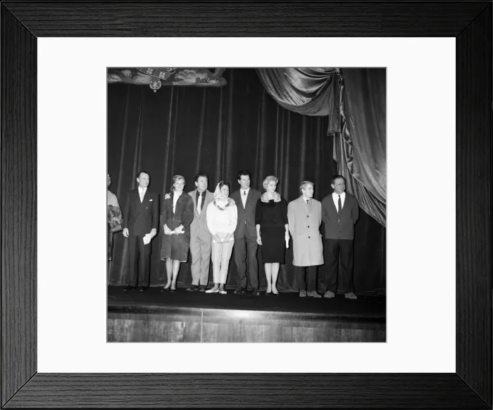 Framed Print : The rehearsal took place this morning for the Royal film performance that will take place