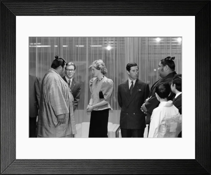 Framed Print : HRH Princess Diana, The Princess of Wales, and Prince Charles Framed Print : HRH Princess Diana, The Princess of Wales, and Prince Charles