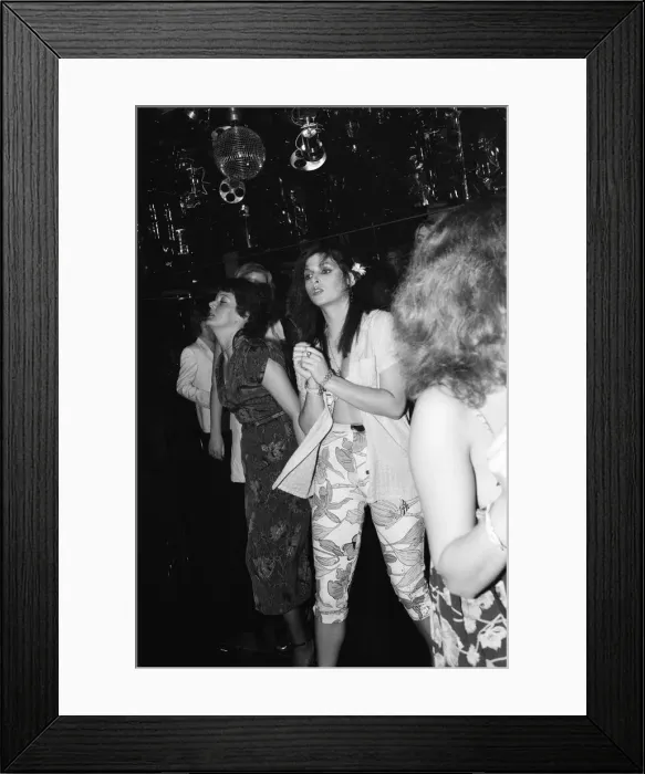 Framed Print : People dancing at the new nightclub Stringfellows in Covent Garden, London