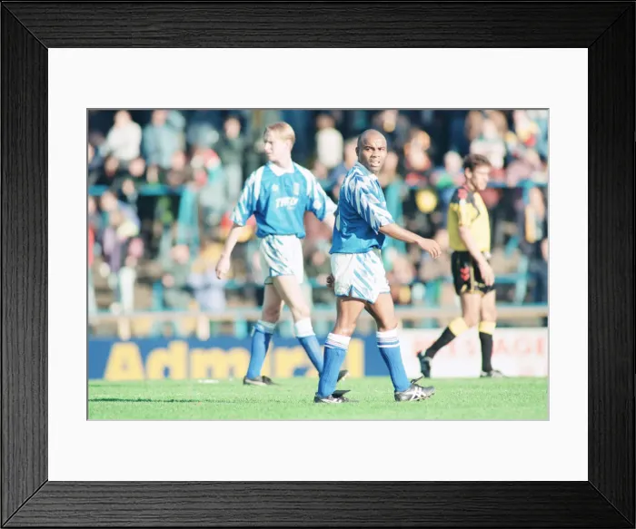 Framed Print : Birmingham 1-0 Watford, league division one match action at St Andrew s Framed Print : Birmingham 1-0 Watford, league division one match action at St Andrew s