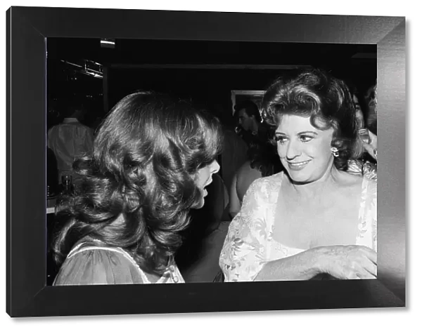 Pat Phoenix at the new nightclub Stringfellows in Covent Garden, London. 1st August 1980