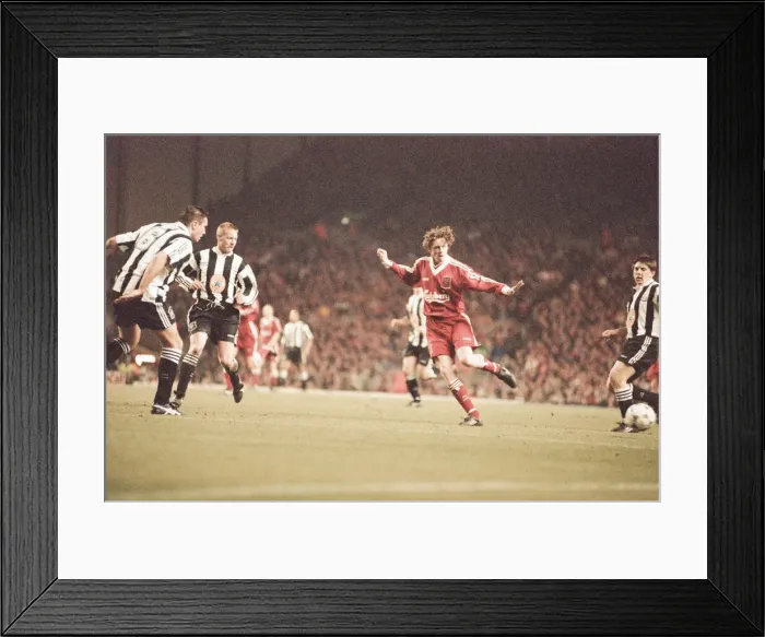 Framed Print : Liverpool 4-3 Newcastle United, premier league match at Anfield, Wednesday 3rd April 1996 Framed Print : Liverpool 4-3 Newcastle United, premier league match at Anfield, Wednesday 3rd April 1996