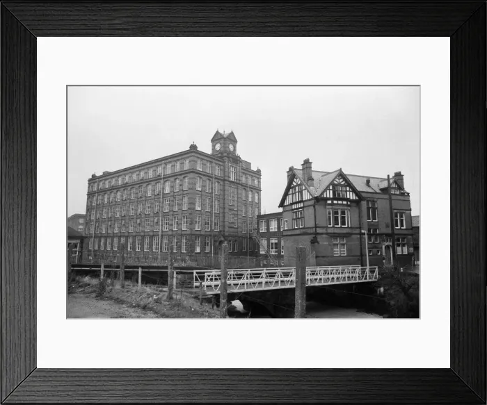 Framed Print : Closing of the Eagley Mills, Eagley, near Bolton, Greater Manchester Framed Print : Closing of the Eagley Mills, Eagley, near Bolton, Greater Manchester