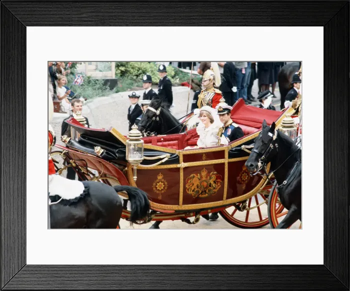 Framed Print : The wedding of HRH Prince Charles, The Prince of Wales, to Lady Diana Spencer Framed Print : The wedding of HRH Prince Charles, The Prince of Wales, to Lady Diana Spencer