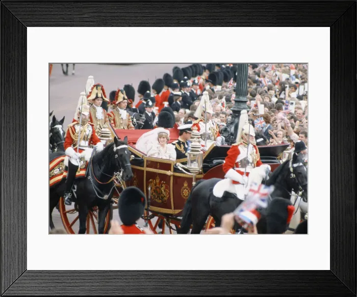 Framed Print : The wedding of HRH Prince Charles, The Prince of Wales, to Lady Diana Spencer Framed Print : The wedding of HRH Prince Charles, The Prince of Wales, to Lady Diana Spencer