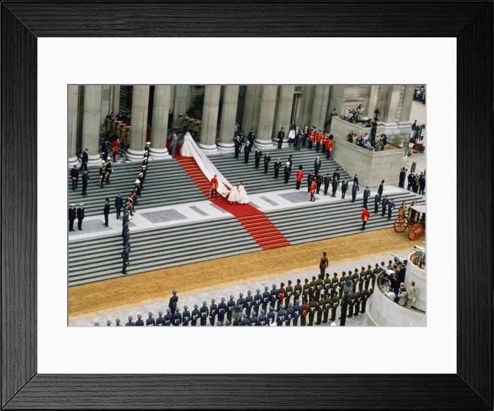 Framed Print : The wedding of HRH Prince Charles, The Prince of Wales, to Lady Diana Spencer Framed Print : The wedding of HRH Prince Charles, The Prince of Wales, to Lady Diana Spencer