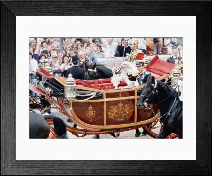Framed Print : The wedding of HRH Prince Charles, The Prince of Wales, to Lady Diana Spencer Framed Print : The wedding of HRH Prince Charles, The Prince of Wales, to Lady Diana Spencer