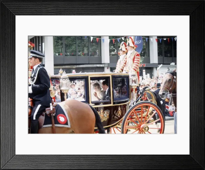 Framed Print : The wedding of HRH Prince Charles, The Prince of Wales, to Lady Diana Spencer Framed Print : The wedding of HRH Prince Charles, The Prince of Wales, to Lady Diana Spencer