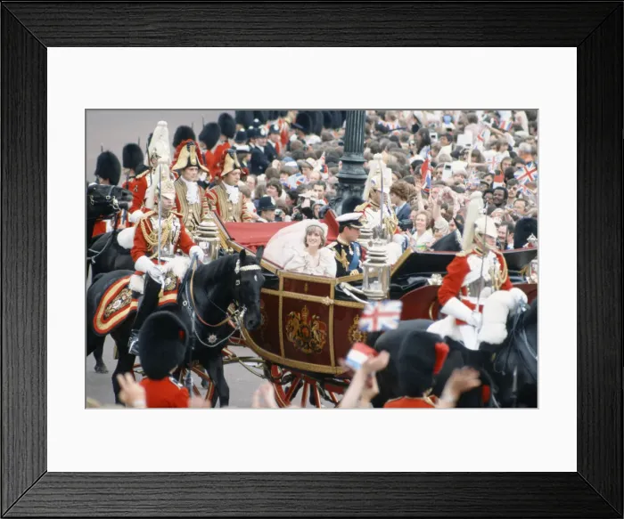 Framed Print : The wedding of HRH Prince Charles, The Prince of Wales, to Lady Diana Spencer Framed Print : The wedding of HRH Prince Charles, The Prince of Wales, to Lady Diana Spencer