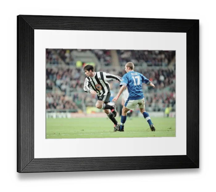 Framed Print : Newcastle United 4-3 Leicester City, premier league match at St James Park