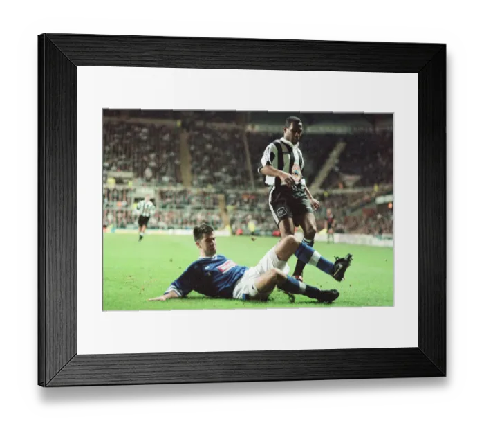 Framed Print : Newcastle United 4-3 Leicester City, premier league match at St James Park