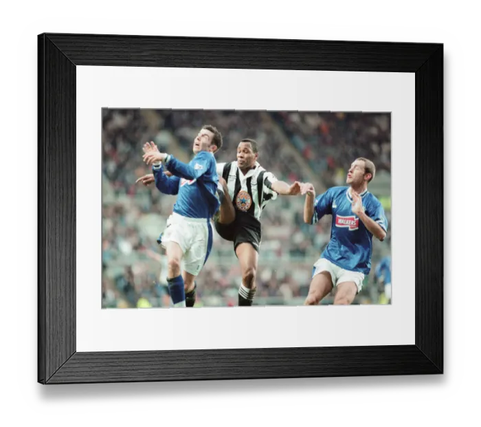 Framed Print : Newcastle United 4-3 Leicester City, premier league match at St James Park