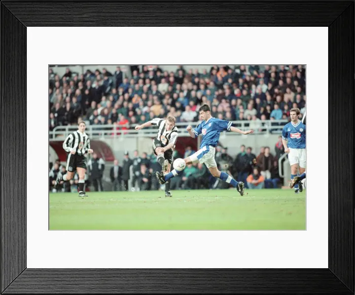 Framed Print : Newcastle United 4-3 Leicester City, premier league match at St James Park Framed Print : Newcastle United 4-3 Leicester City, premier league match at St James Park