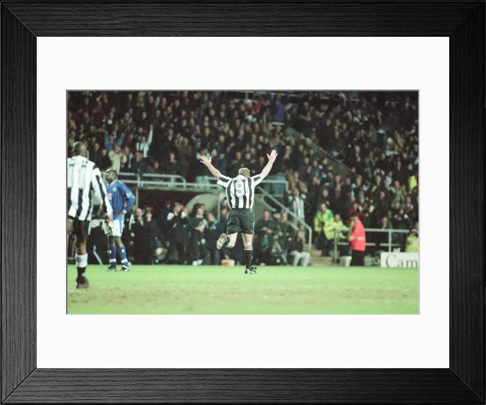 Framed Print : Newcastle United 4-3 Leicester City, premier league match at St James Park