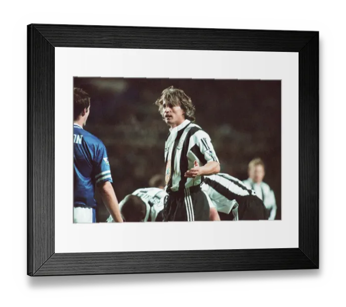 Framed Print : Newcastle United 4-3 Leicester City, premier league match at St James Park