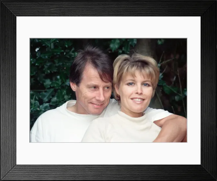 Framed Print : Radio WM presenters Tony Wadsworth and Julie Mayer. 17th October 1997 Framed Print : Radio WM presenters Tony Wadsworth and Julie Mayer. 17th October 1997