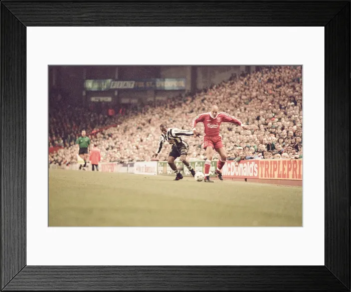 Framed Print : Liverpool 4-3 Newcastle United, premier league match at Anfield, Wednesday 3rd April 1996 Framed Print : Liverpool 4-3 Newcastle United, premier league match at Anfield, Wednesday 3rd April 1996