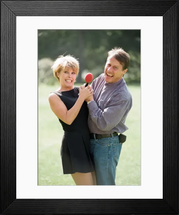 Framed Print : Radio WM presenters Julie Mayer and Tony Wadsworth. 10th September 1997 Framed Print : Radio WM presenters Julie Mayer and Tony Wadsworth. 10th September 1997