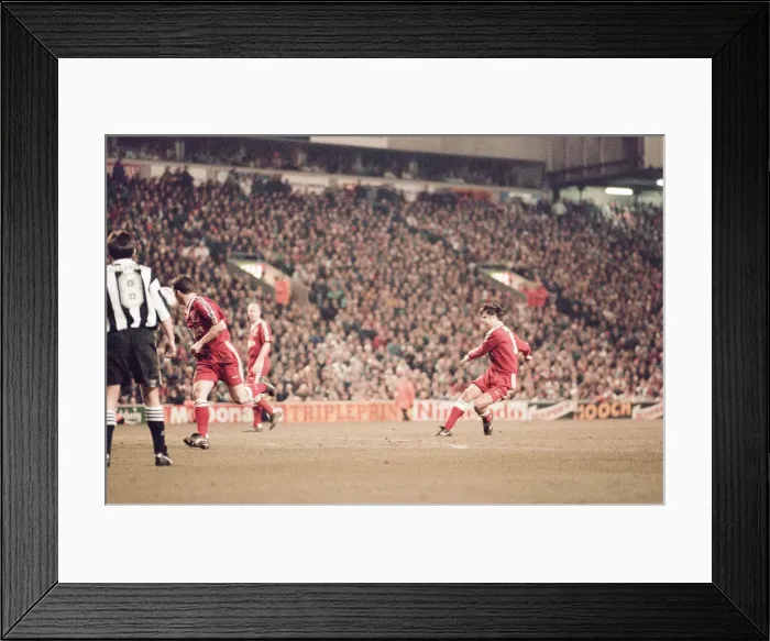 Framed Print : Liverpool 4-3 Newcastle United, premier league match at Anfield, Wednesday 3rd April 1996 Framed Print : Liverpool 4-3 Newcastle United, premier league match at Anfield, Wednesday 3rd April 1996