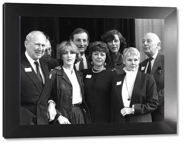 Dislexia Campaign November 1987, Showbiz stars turn out to attend the campaign at