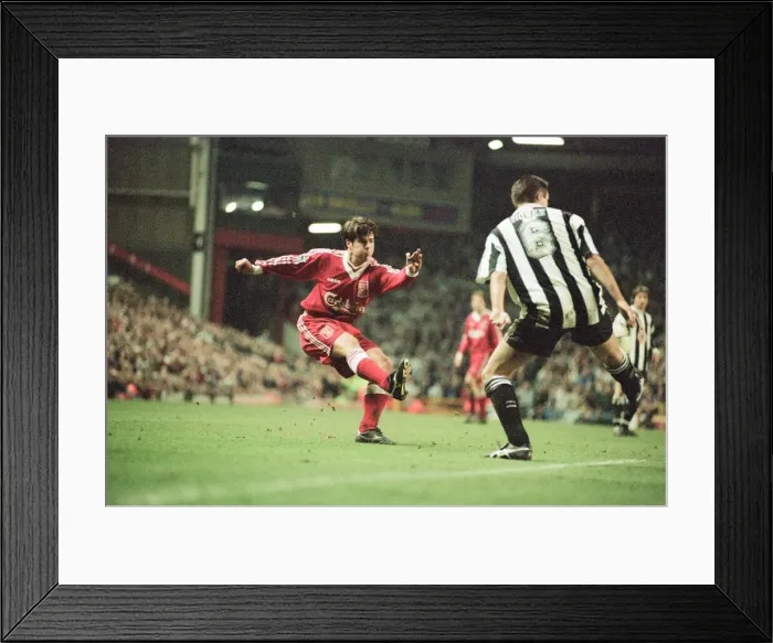Framed Print : Liverpool 4-3 Newcastle United, premier league match at Anfield, Wednesday 3rd April 1996 Framed Print : Liverpool 4-3 Newcastle United, premier league match at Anfield, Wednesday 3rd April 1996