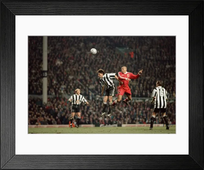 Framed Print : Liverpool 4-3 Newcastle United, premier league match at Anfield, Wednesday 3rd April 1996 Framed Print : Liverpool 4-3 Newcastle United, premier league match at Anfield, Wednesday 3rd April 1996