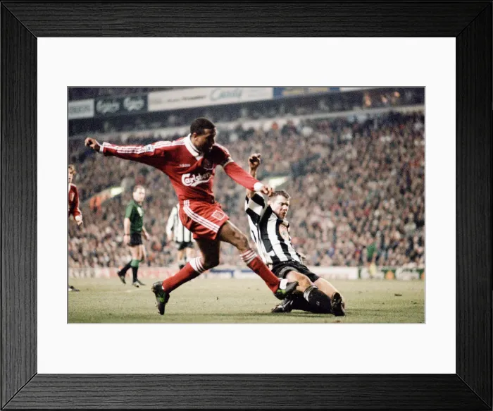Framed Print : Liverpool 4-3 Newcastle United, premier league match at Anfield, Wednesday 3rd April 1996 Framed Print : Liverpool 4-3 Newcastle United, premier league match at Anfield, Wednesday 3rd April 1996