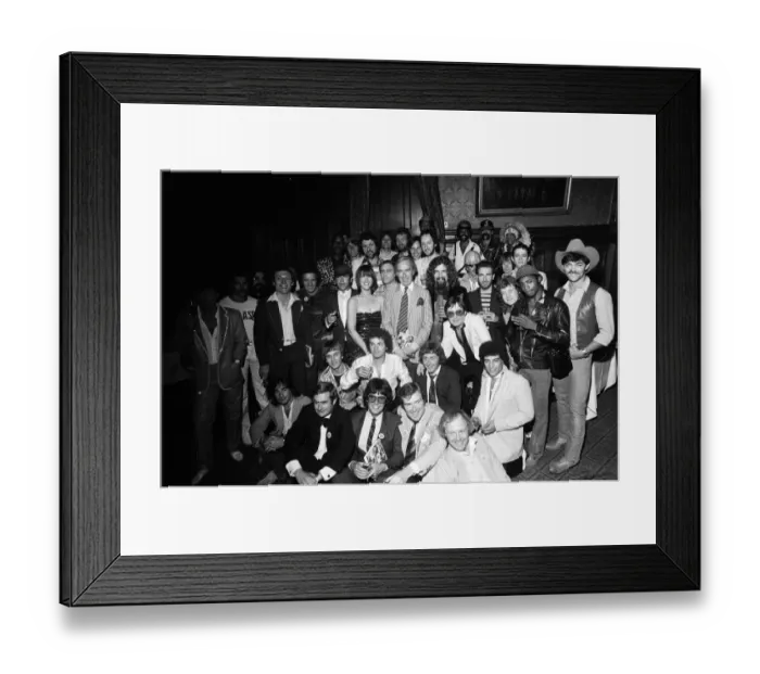 Framed Print : Pop stars attend a House of Commons reception, invited by the Minister for the Arts