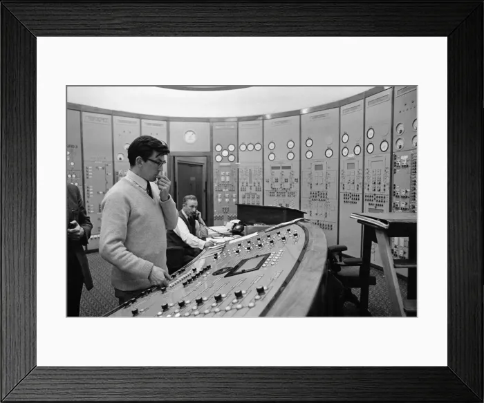 Framed Print : Manchester and Area electricity control room where all the power cut decisions are taken Framed Print : Manchester and Area electricity control room where all the power cut decisions are taken