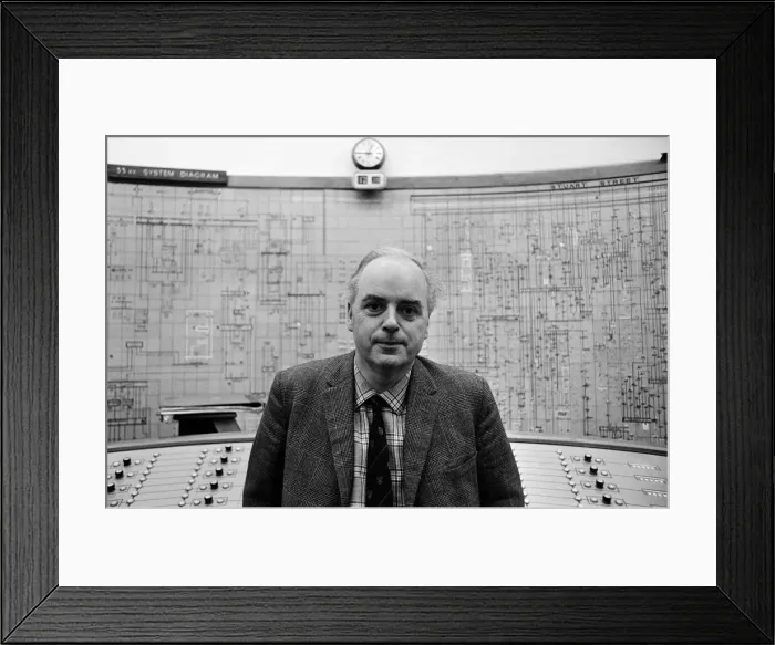 Framed Print : Manchester and Area electricity control room where all the power cut decisions are taken Framed Print : Manchester and Area electricity control room where all the power cut decisions are taken