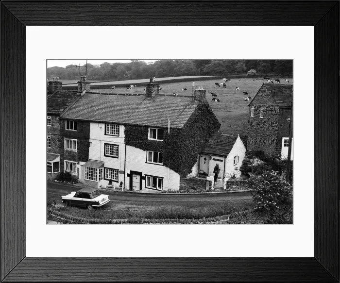 Framed Print : General views of Salford, Manchester, 16th July 1974