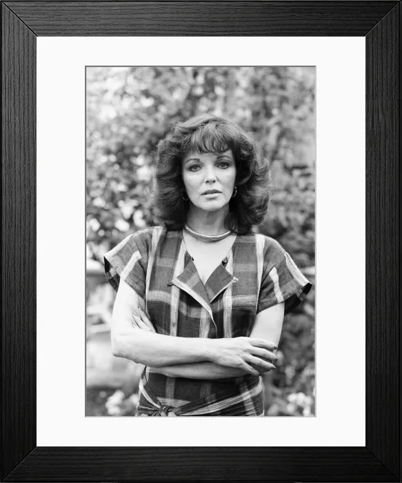 Framed Print : Actress Joan Collins. 6th May 1983 Framed Print : Actress Joan Collins. 6th May 1983