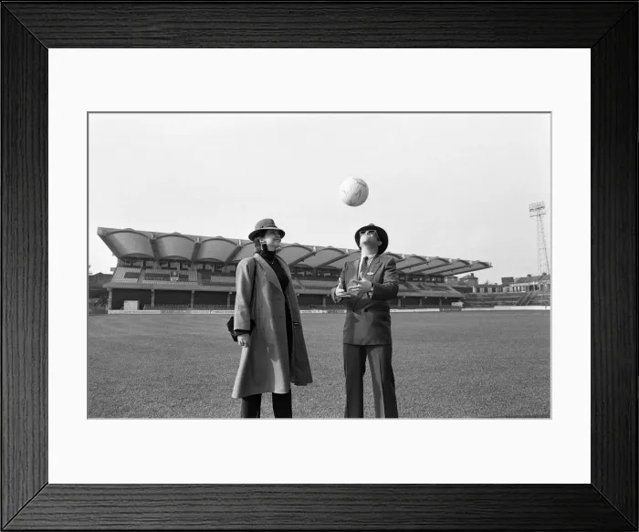 Framed Print : Watford FC Chairman Elton John and his wife Renate at Vicarage Road Framed Print : Watford FC Chairman Elton John and his wife Renate at Vicarage Road