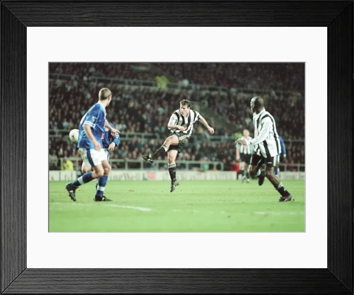 Framed Print : Newcastle United 4-3 Leicester City, premier league match at St James Park