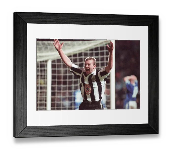 Framed Print : Newcastle United 4-3 Leicester City, premier league match at St James Park