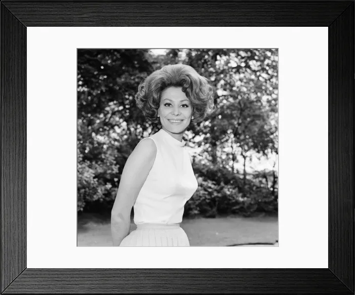 Framed Print : Irina Demick, french actress, in the UK to start work on new film Framed Print : Irina Demick, french actress, in the UK to start work on new film