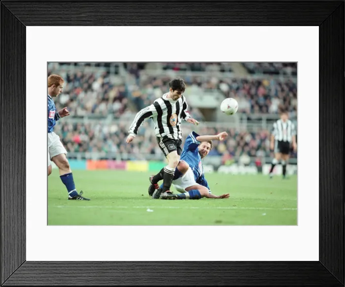 Framed Print : Newcastle United 4-3 Leicester City, premier league match at St James Park