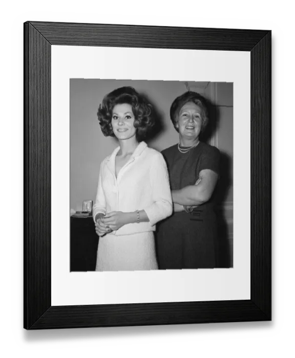 Framed Print : Irina Demick, french actress, in the UK for premiere of new film, The Longest Day Framed Print : Irina Demick, french actress, in the UK for premiere of new film, The Longest Day