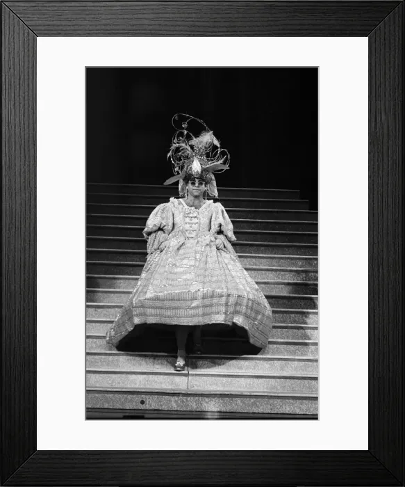 Framed Print : Elton John brings the house down singing There Ain t Nothing Like a Dame