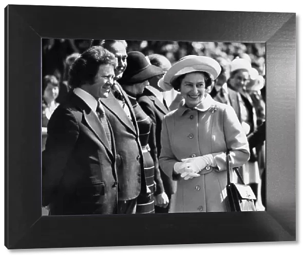 Her Majesty Queen Elizabeth II in Stockport, Greater Manchester during her North West