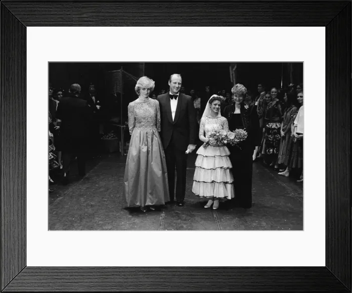 Framed Print : HRH Princess Diana, The Princess of Wales, in Oslo, Norway