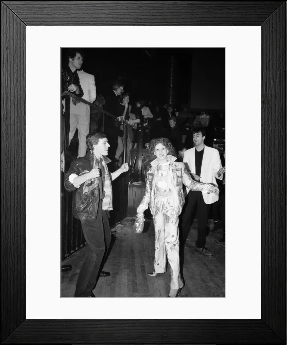 Framed Print : Bonnie Langford and guest at the opening of The London Hippodrome nightclub