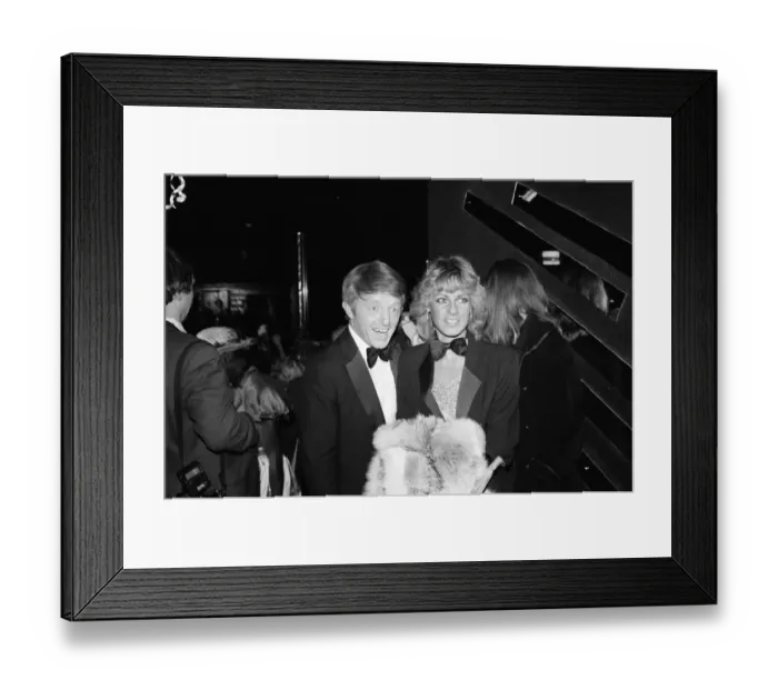 Framed Print : Paul Daniels and guest at the opening of The London Hippodrome nightclub Framed Print : Paul Daniels and guest at the opening of The London Hippodrome nightclub