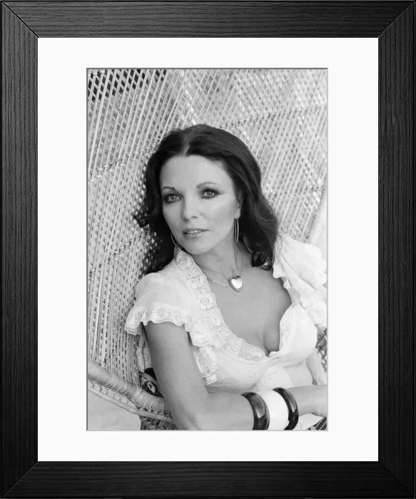 Framed Print : Actress Joan Collins has moved back to Hollywood. She has bought a luxurious home in Framed Print : Actress Joan Collins has moved back to Hollywood. She has bought a luxurious home in