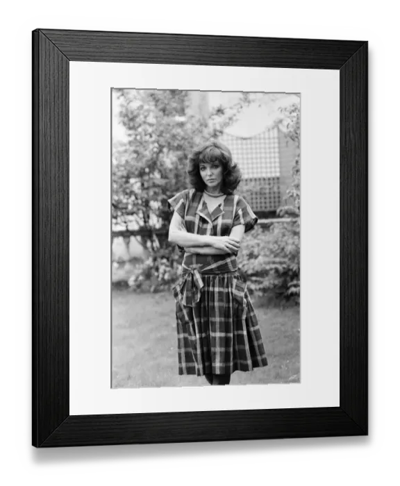 Framed Print : Actress Joan Collins. 6th May 1983
